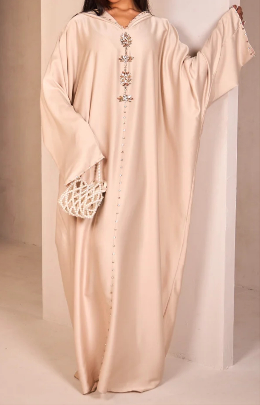 ABAYA CAPUCHE BEIGE