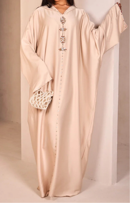 ABAYA CAPUCHE BEIGE