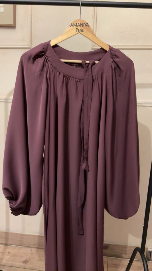 Abaya manches ballon